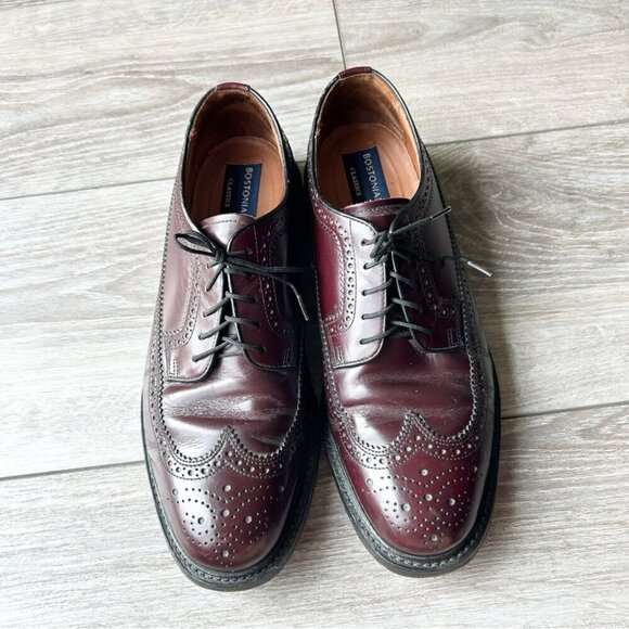 Bostonian Burgundy Longwings Dress Shoes